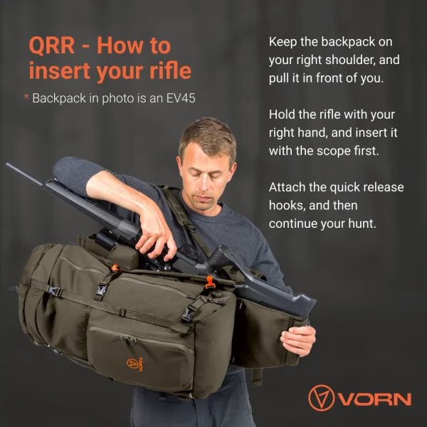 Vorn LT12 - Rifle Backpack with QRR
