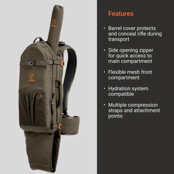 Vorn LT12 - Rifle Backpack with QRR